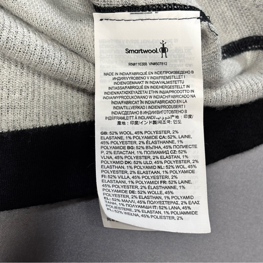 Smartwool Thermal Womens XL Merino Wool Base Layer Intraknit 1/4 Zip Pullover - Picture 6 of 9